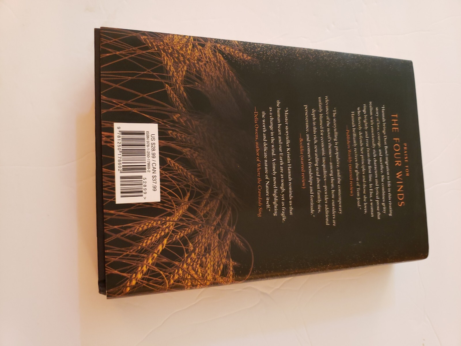 The Four Winds: A Novel by Kristin Hannah, HC/DJ 1st Edition