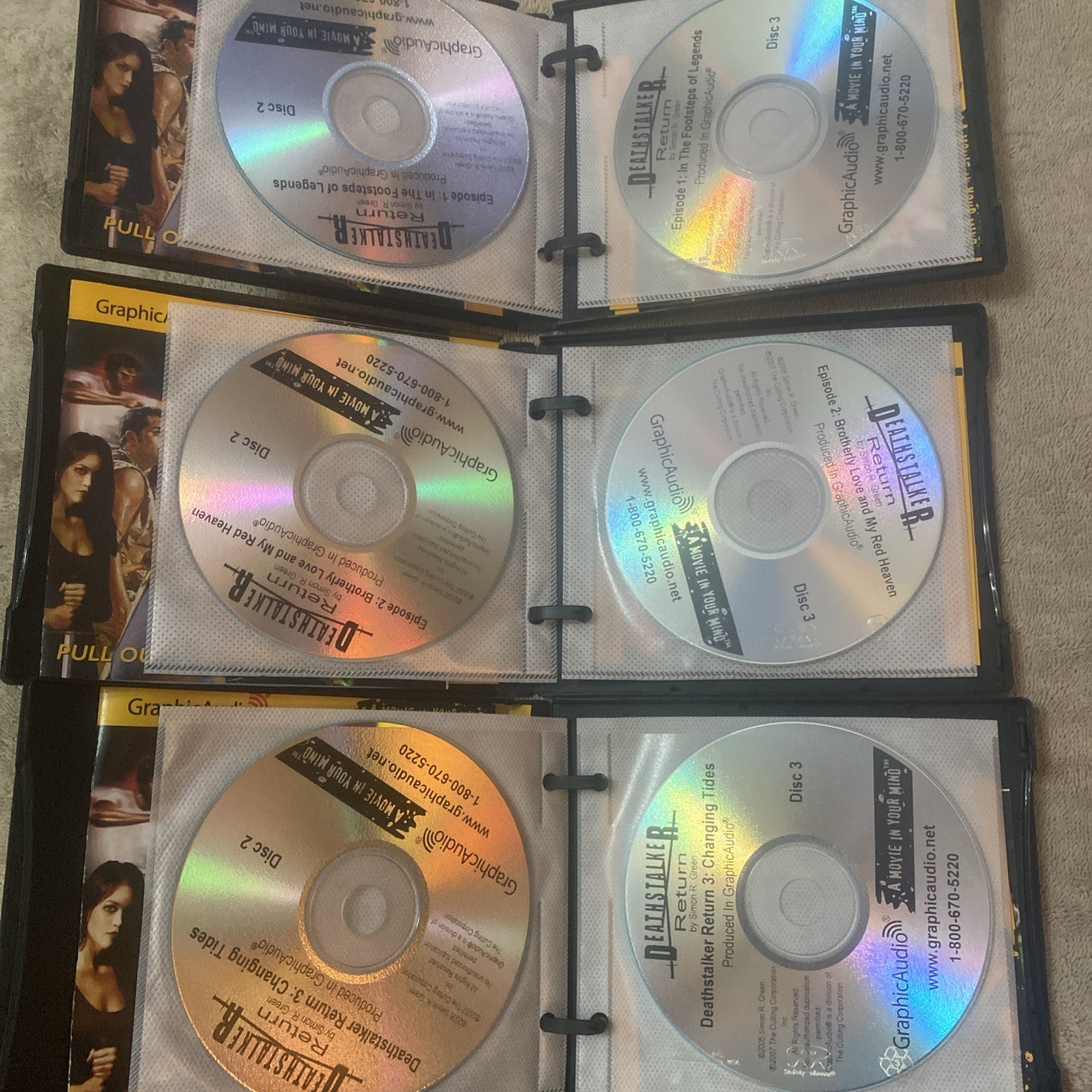Deathstalker: Return by Simon R. Green – Vol. 1-3 Audio Books Graphic Audio CD