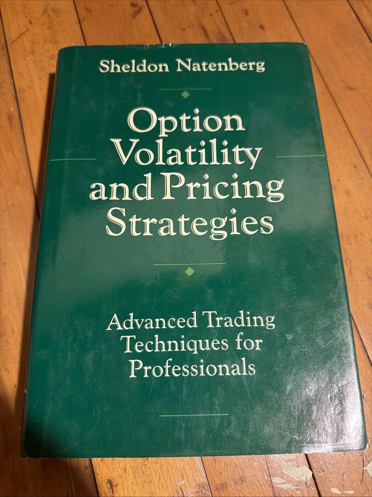 Option Volatility & Pricing Strategies Natenberg 1988 HCDJ Probus Second Print