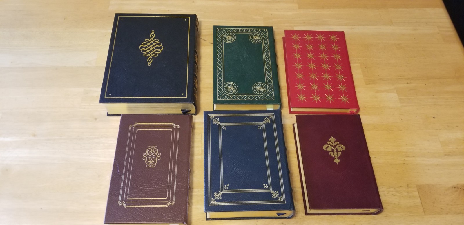 Firearms Classic Library Collection-Lot Of 6 Leather-bound Books