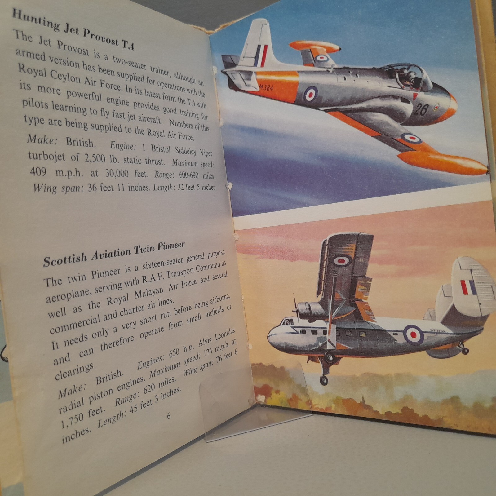 Vintage Aircraft Book Ladybird Series 584 1964 1st Edition