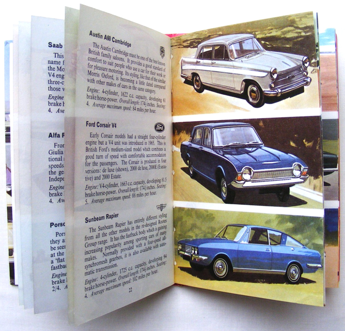 Ladybird Book – Motor Cars -Recognition-Series 584 – Good/Very Good +FREE COVER+