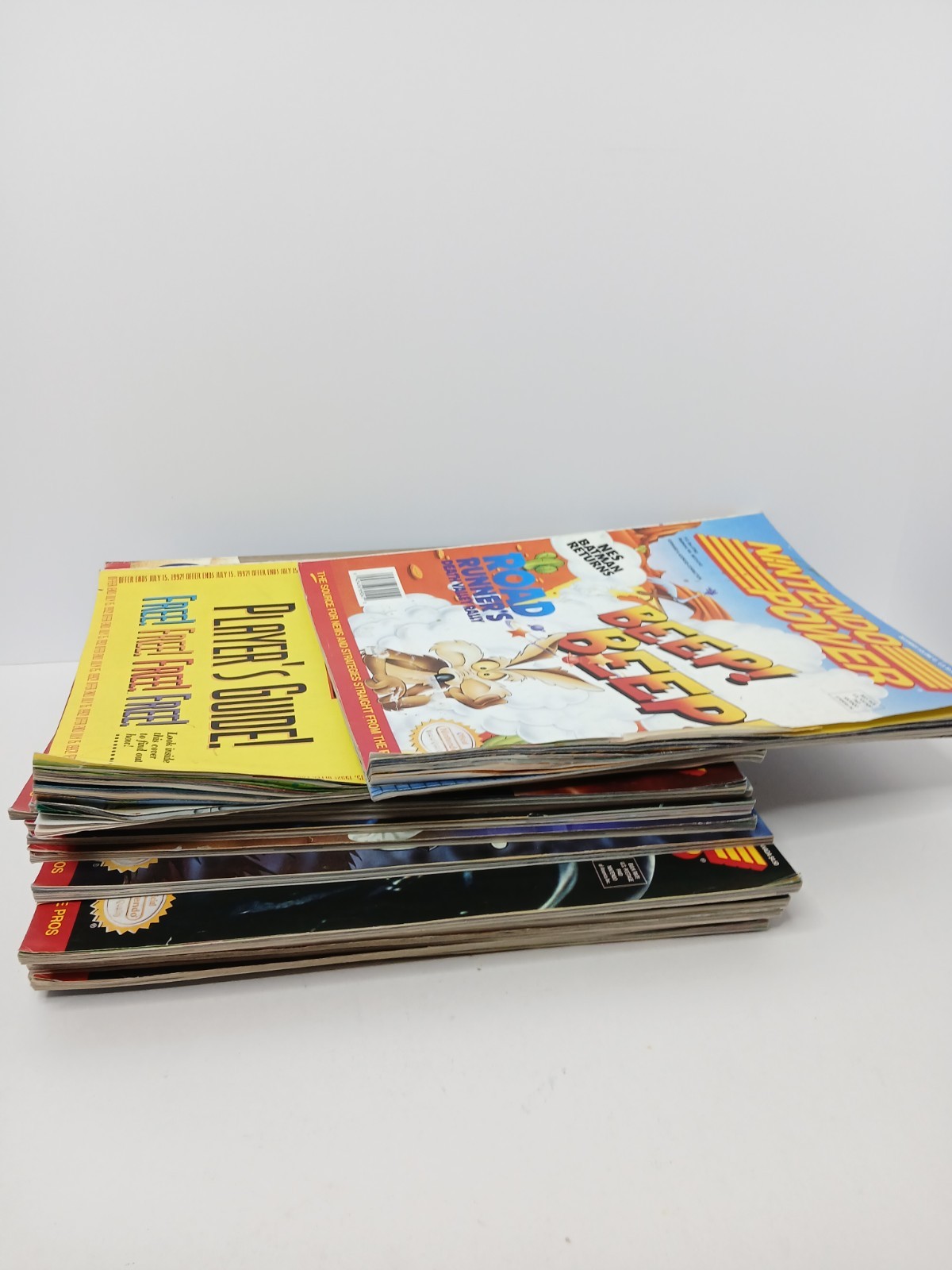 Lot of 14 Nintendo Power Magazines W/ Posters and Inserts 1991-1993 *Read Desc.