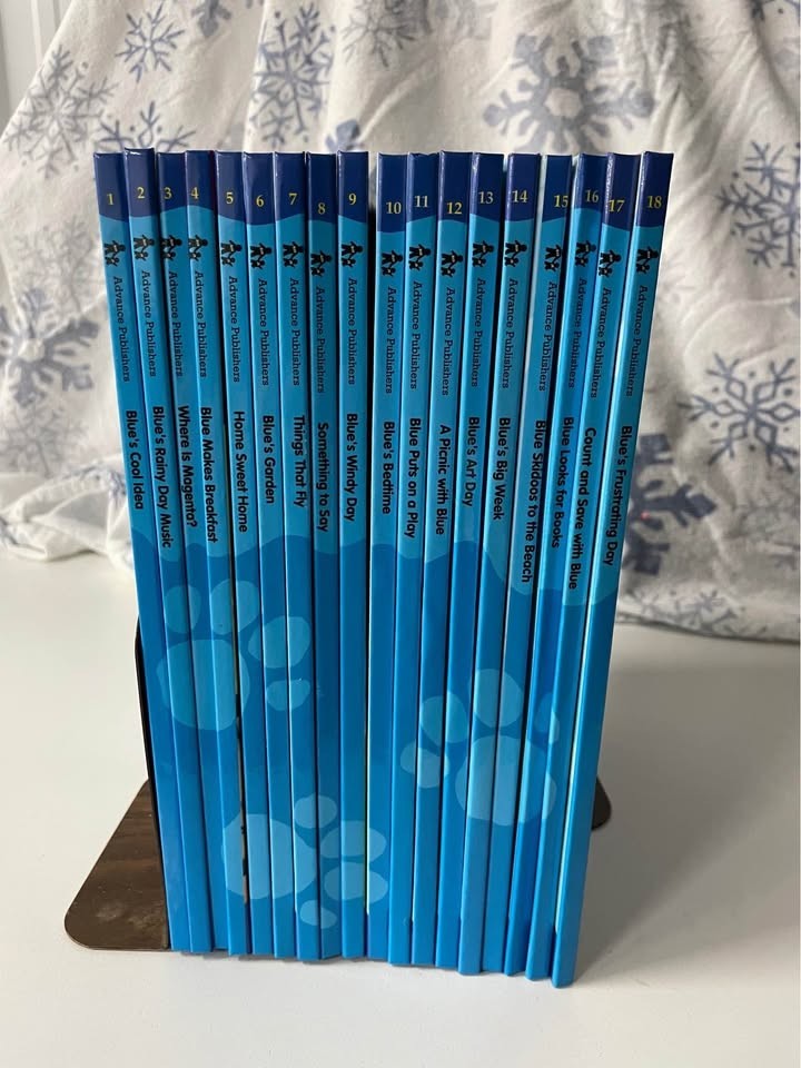 Blue’s Clues Discovery Series Hardcover Books 2000 Complete Set #1-18
