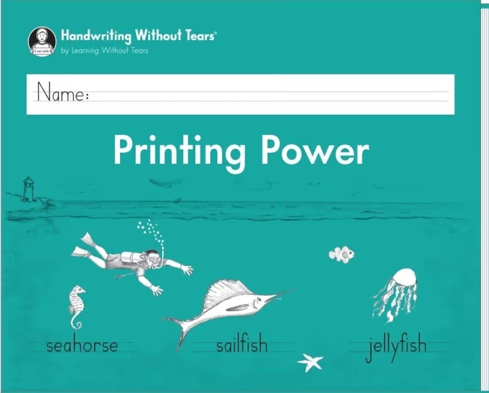 New Handwriting Without Tears Printing Power Workbook Homeschool 9th Ed 2018