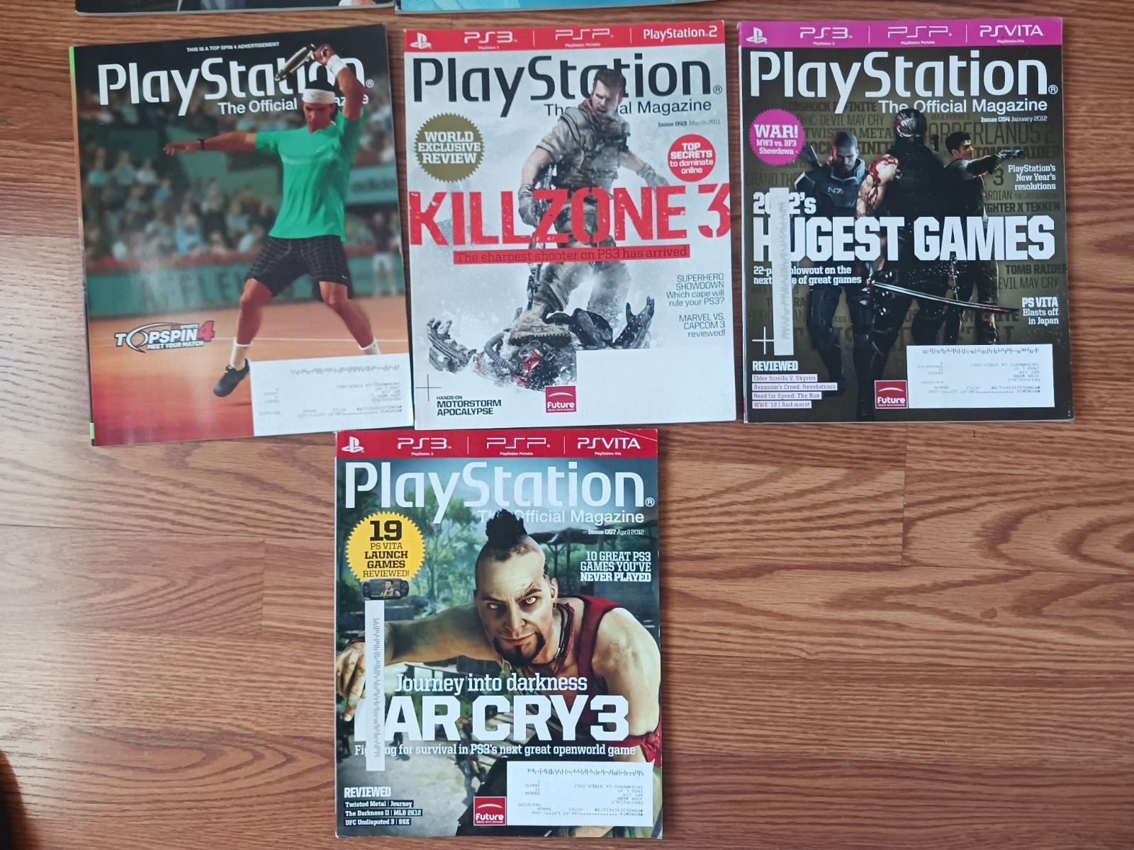 PlayStation Official Magazine Lot 7 Issues 2011 2012 Far Cry 3 LA Noire Killzone