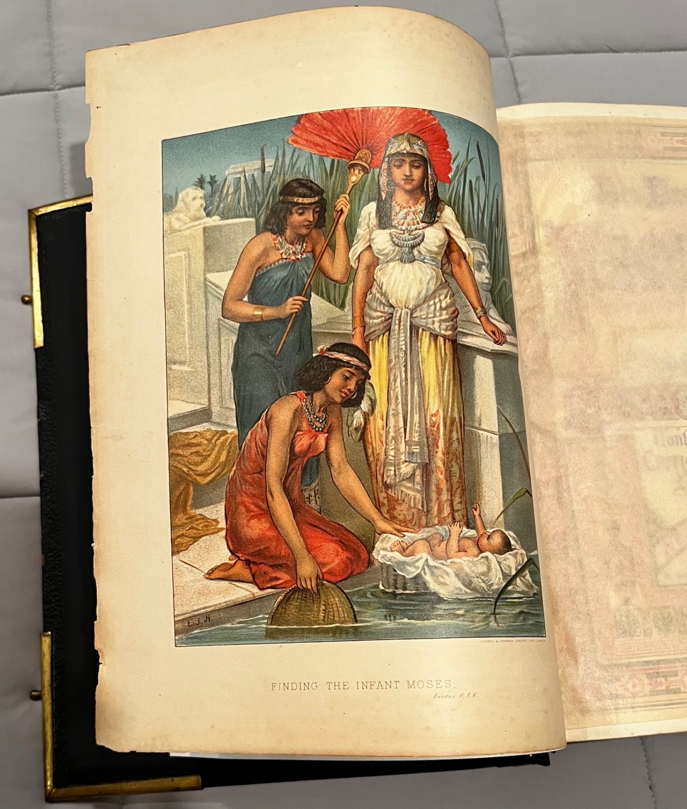 c1880 The Illustrated National Family Bible John Eadie Illustrated Full Moroc…