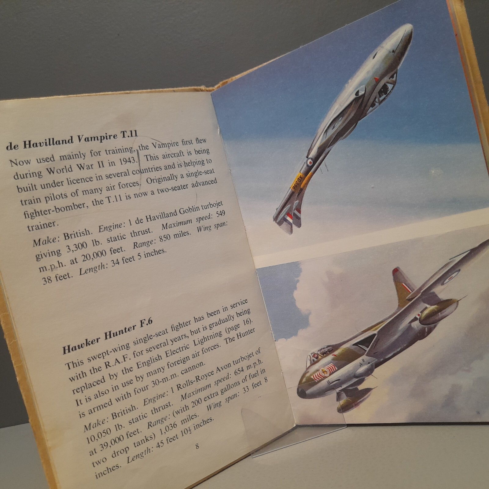 Vintage Aircraft Book Ladybird Series 584 1964 1st Edition
