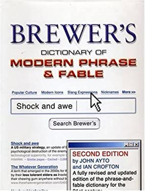 Brewer’s Dictionary of Modern Phrase and Fable Ian, Ayto, John Cr