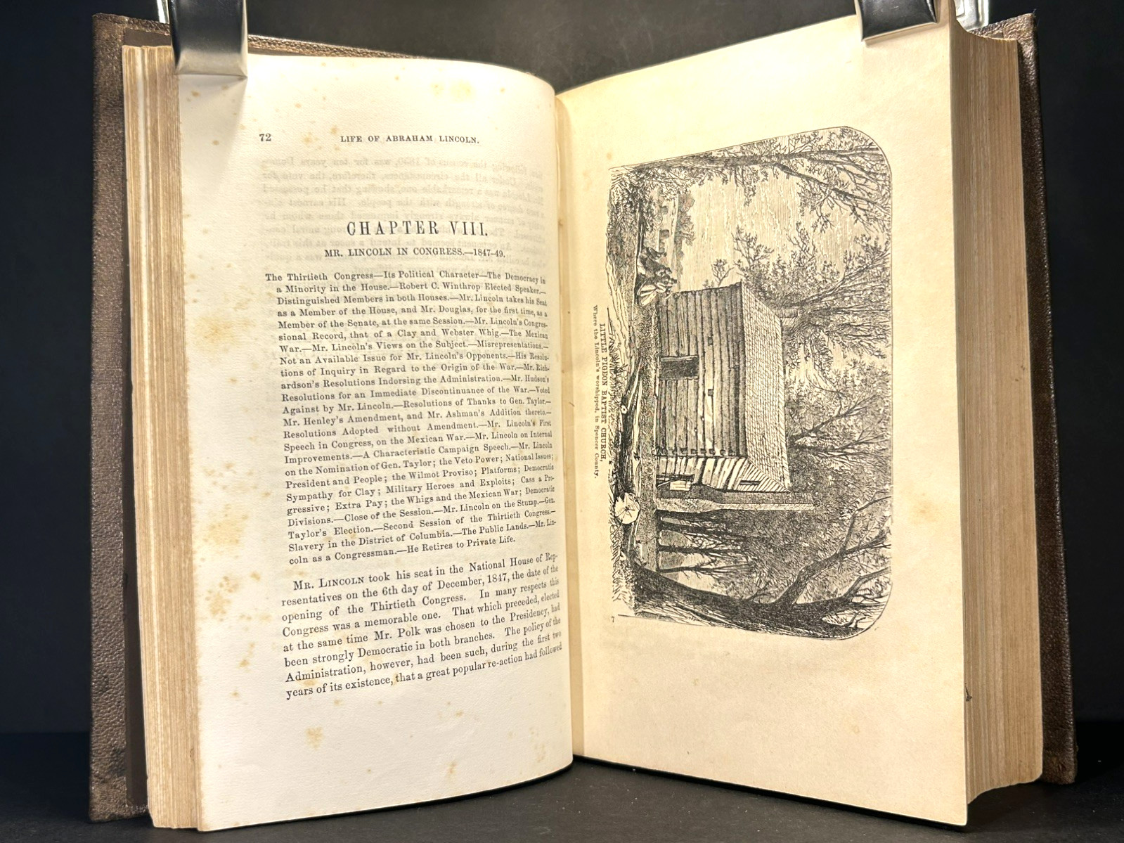 ABRAHAM LINCOLN by Barrett HISTORY Americana CIVIL WAR Slavery ILLUSTRATED 1865