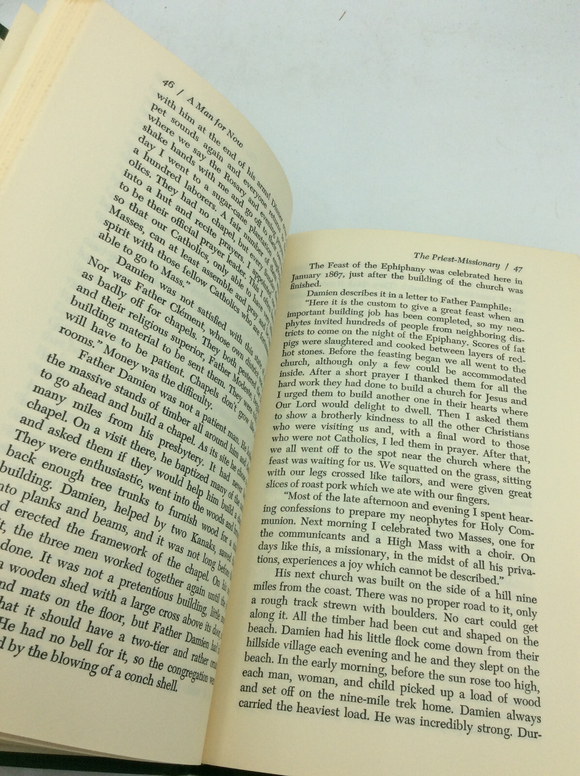 A MAN FOR NOW by John Beevers – 1973 – 1ST ED – St. Damien of Molokai
