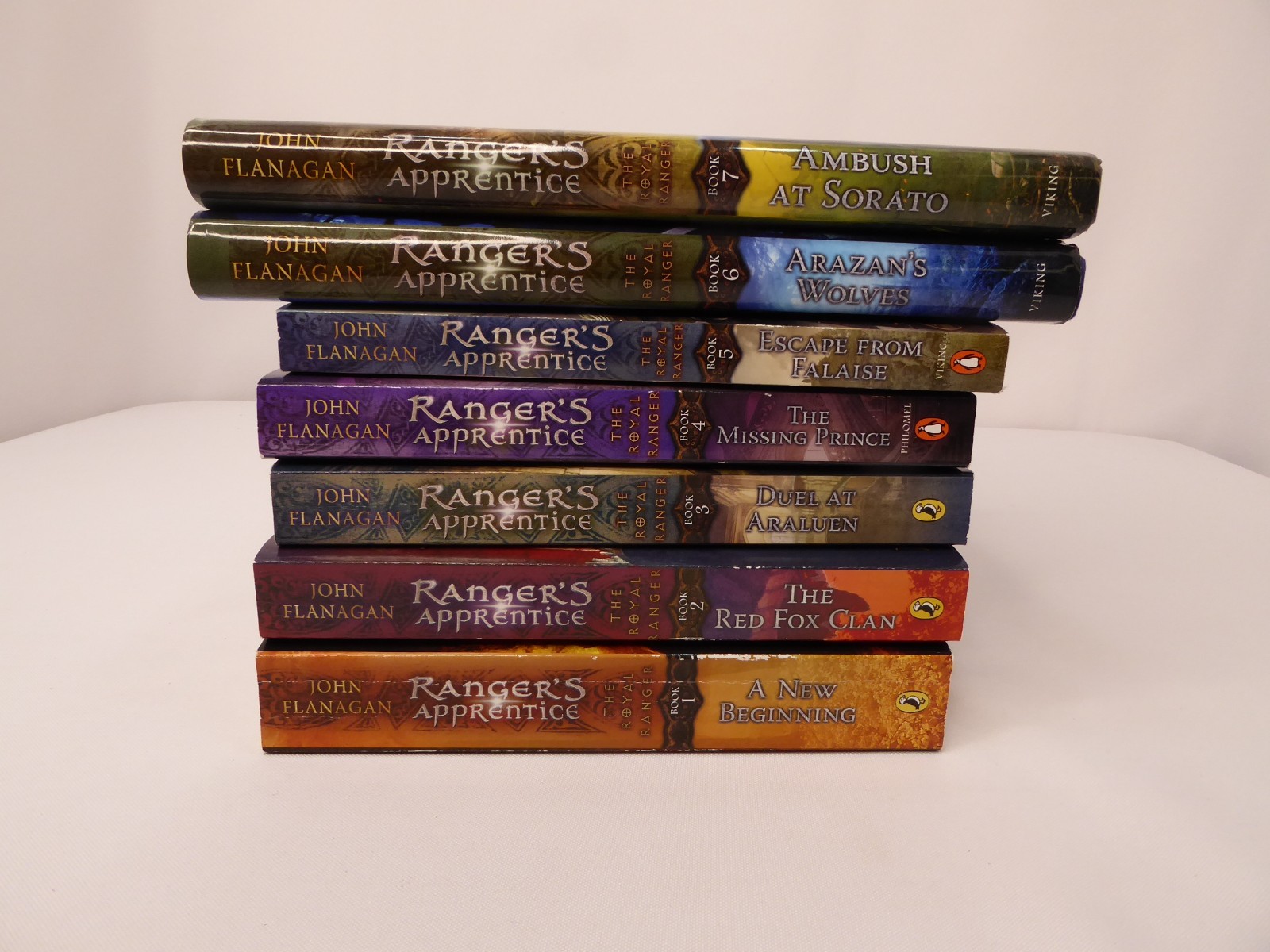 Complete Set 7 John Flanagan Ranger’s Apprentice The Royal Ranger Books