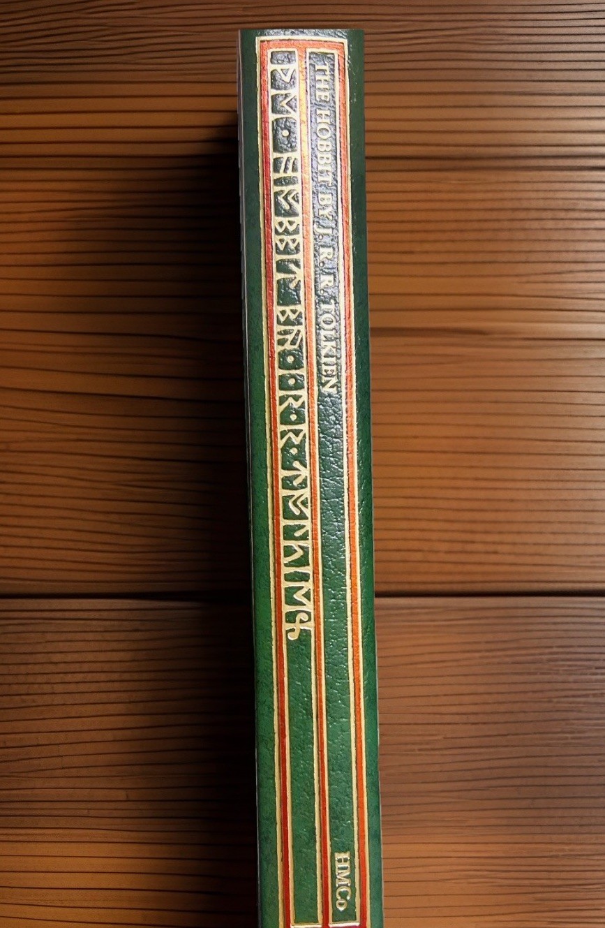 1987 Tolkien LOTR Red Leather Collector’s Edition w/ Map Illustrated Hobbit Set