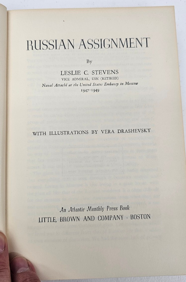 Russian Assignment by Leslie C Stevens Illus . Vera Drashevsky