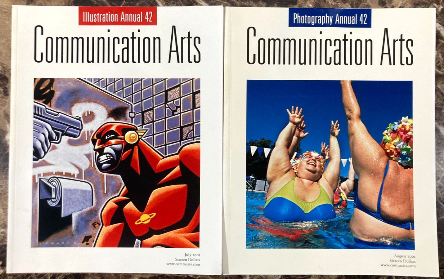 Lot of 9 Communication Arts Magazine Annuals 2000 2001 Advertising Illustration