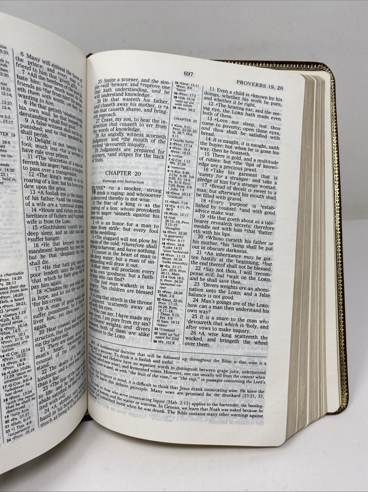 Rice Reference Bible KJV Genuine Cowhide Red Letter 1981 Nelson Limited Edition