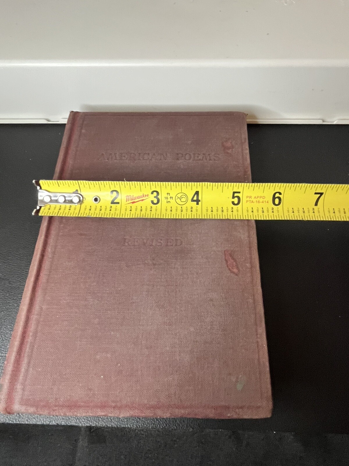 American Poems 1776-1922 Book Some Wear As Shown Writing On Some Pages Antique
