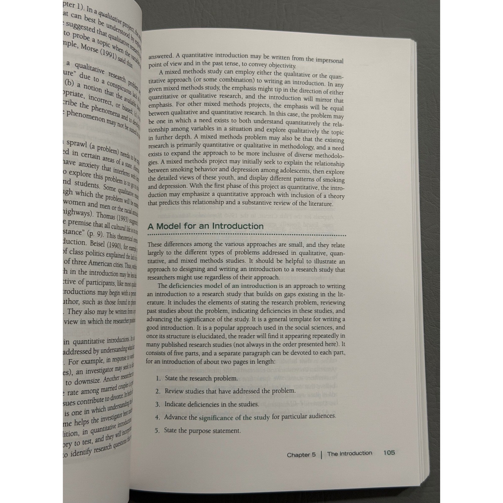 Research Design 5th Edition Creswell Paperback Qualitative Quantitative
