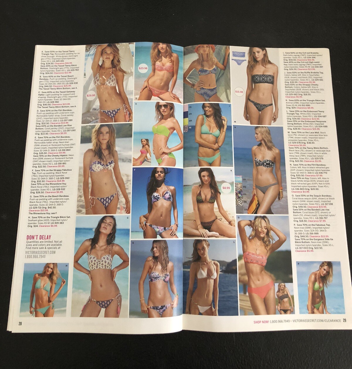 2015 Victorias Secret Mailer Catalog – 47 pages