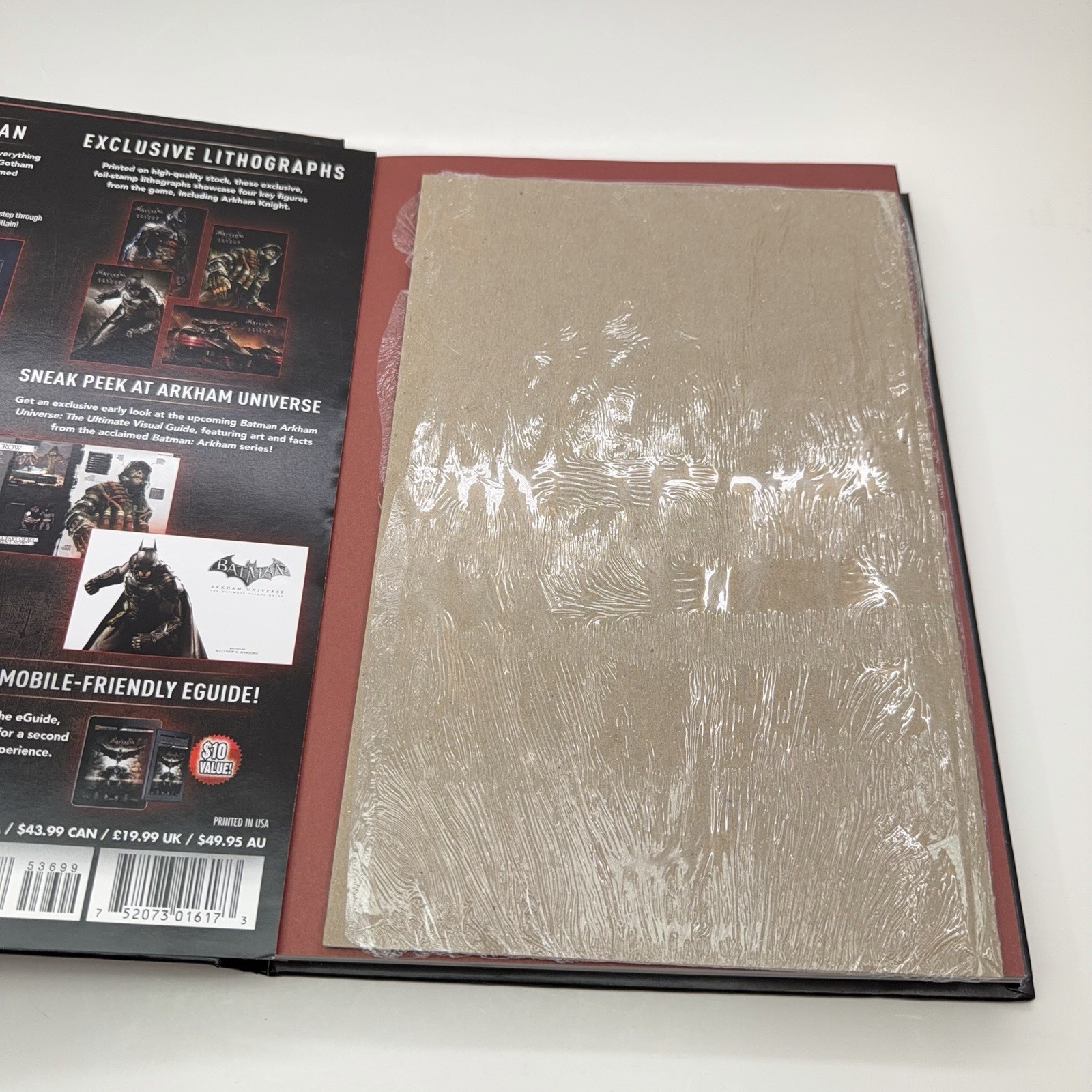 Batman: Arkham Knight Collector’s Edition BradyGames Hardcover with Lithographs
