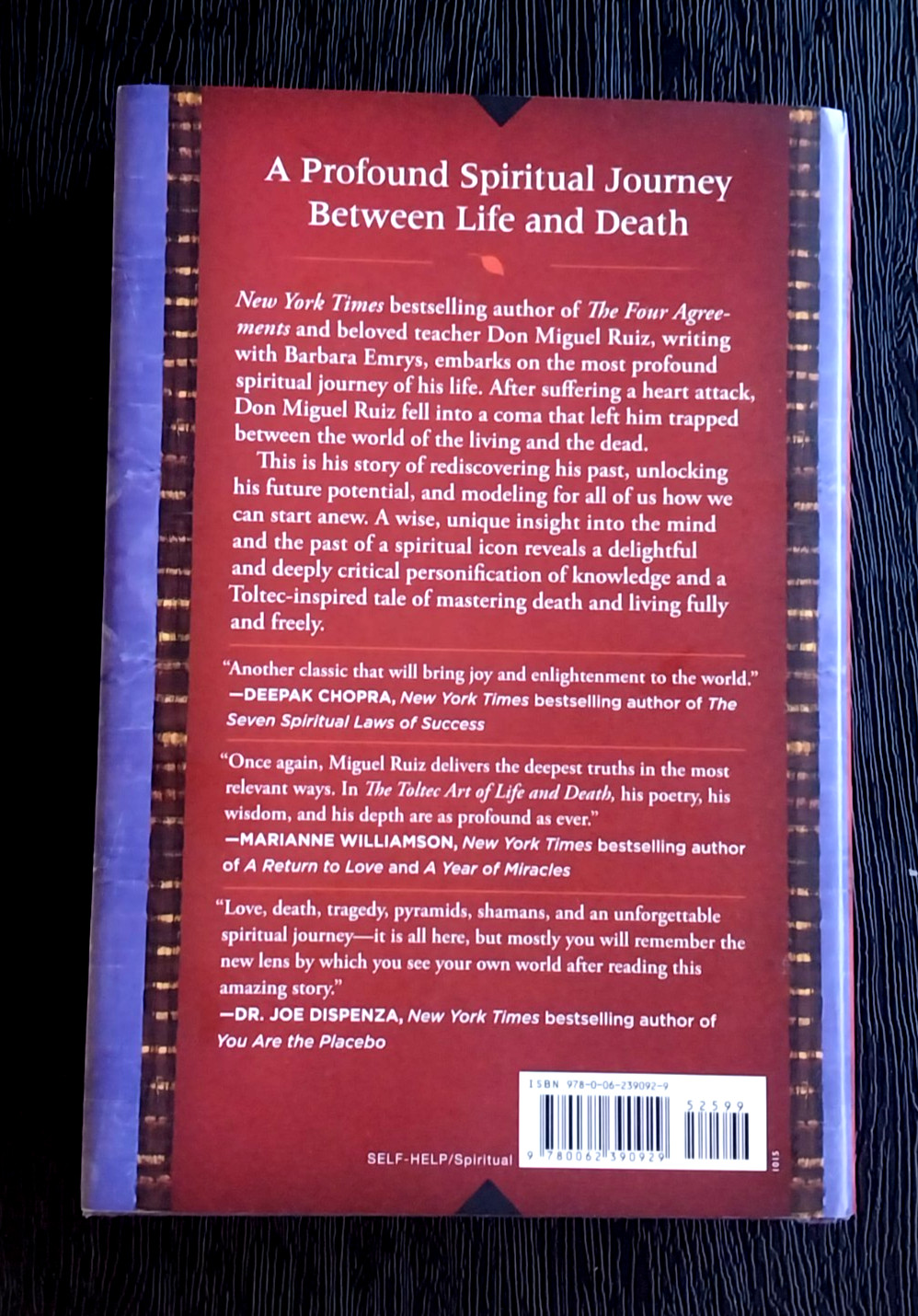 THE TOLTEC ART OF LIFE AND DEATH DON MIGUEL RUIZ HC BOOK 2015 BRAND NEW