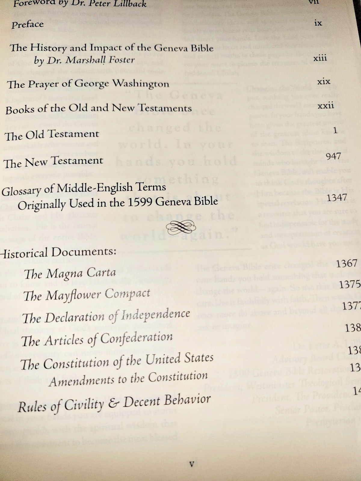 1599 Geneva Bible: Patriot’s Edition Hardcover Second Printing 2012 Very Good