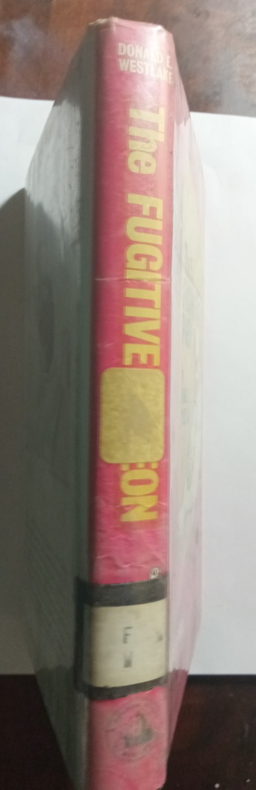 The Fugitive Pigeon by Donald E. Westlake HC/DJ/Ex-Lib Good condition SIGNED