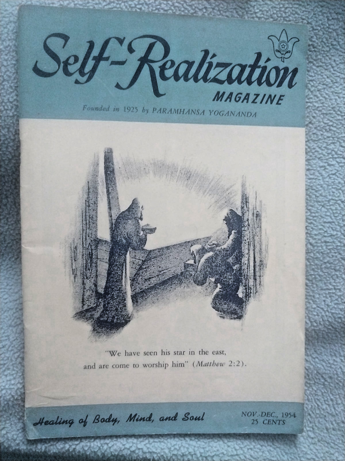 Self-Realization magazines – 5 vintage issues dated 1954 and 1957