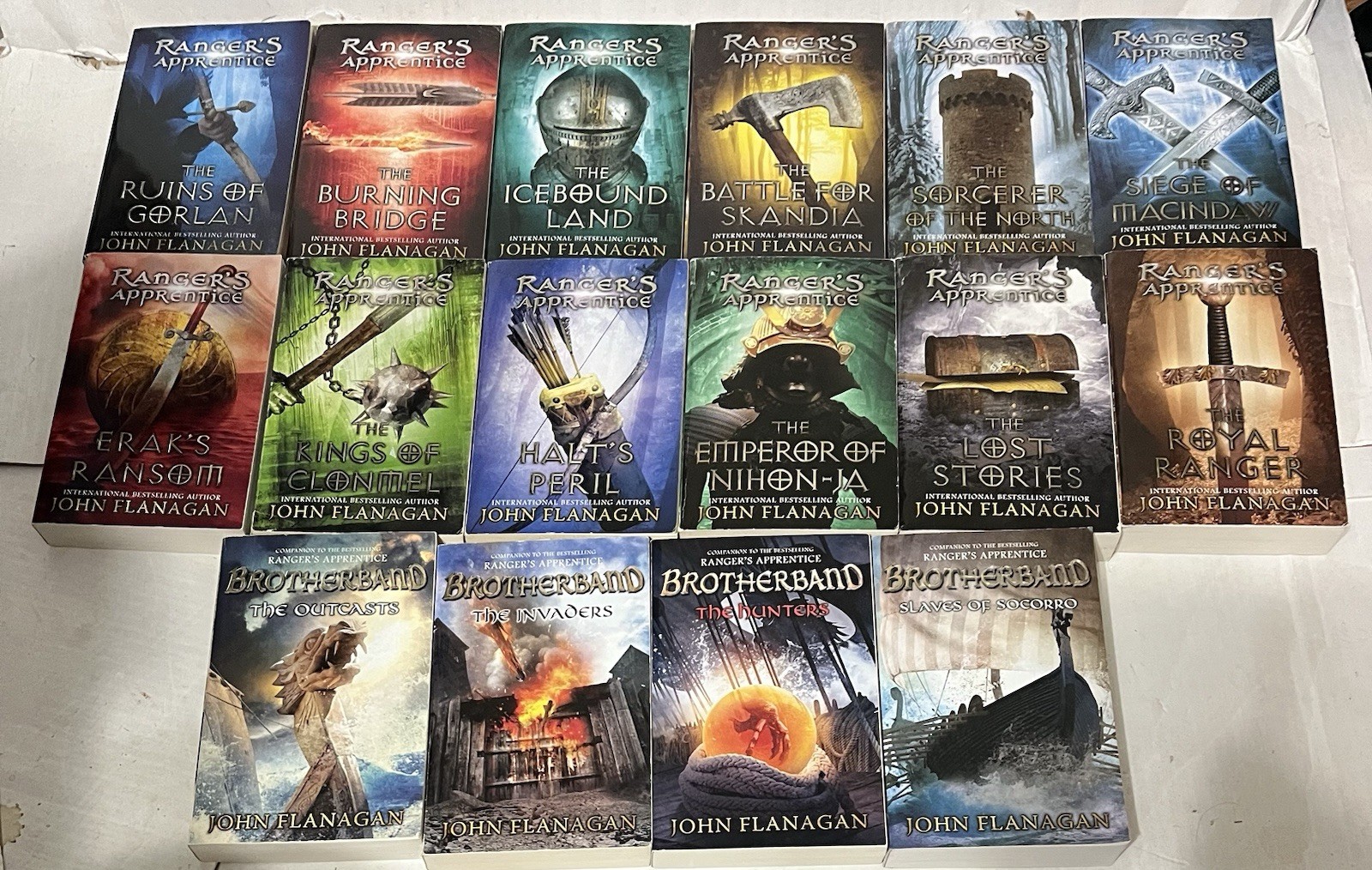 Ranger’s Apprentice Complete Series Set 1-12 Brotherband 1-4 Books John Flanagan