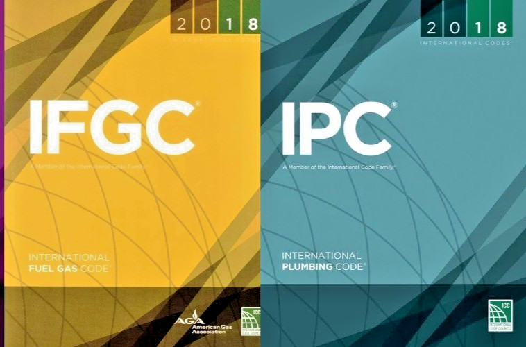 IFGC 2018 and IPC 2018 Plumbing Code & Fuel gas Code Combo Pack Free Shipping