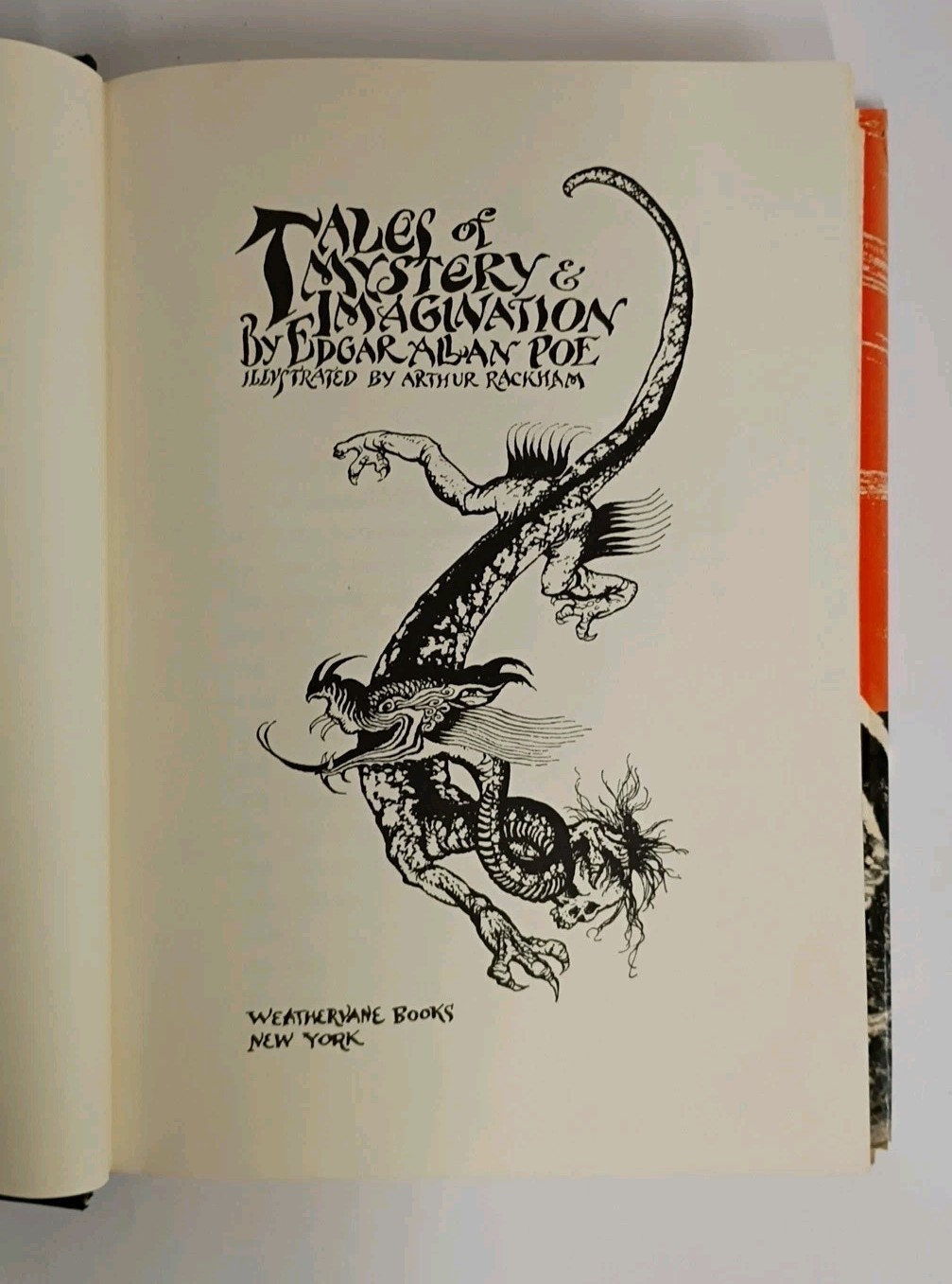 Vintage 1935 «POE’S TALES OF MYSTERY & IMAGINATION» 317-Page Hardcover