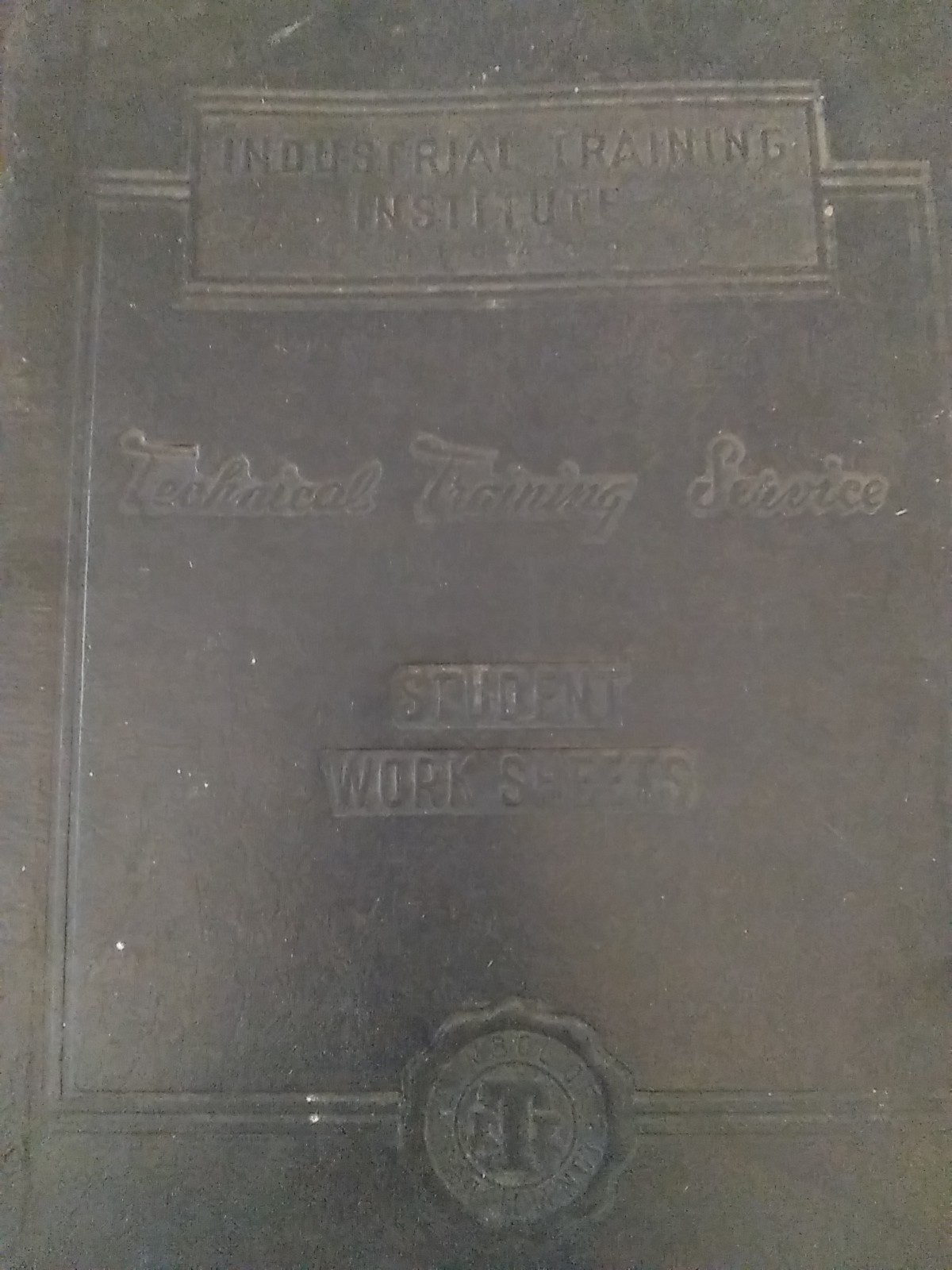 Industrial Training Institute – Technical Training Series Work Sheets – 1957