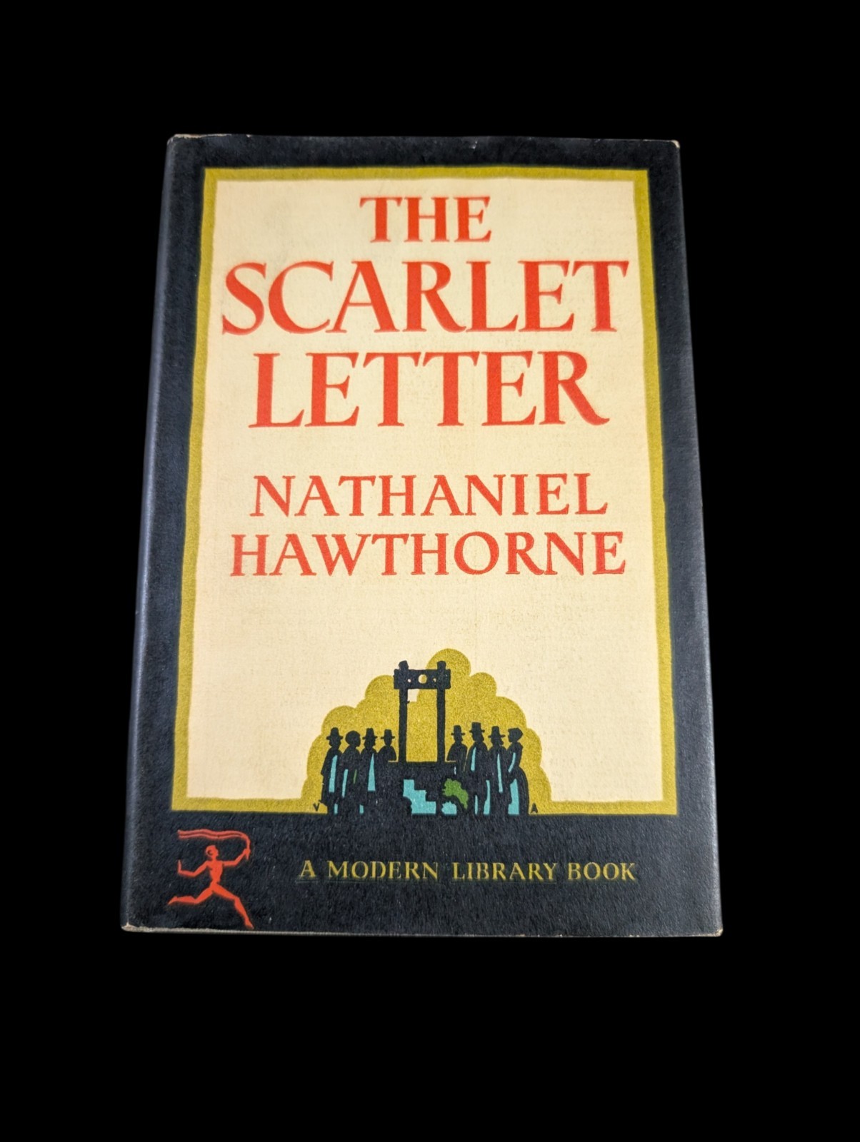 The Scarlet Letter Nathaniel Hawthorne 1950 Modern Library HBDJ Book Vintage