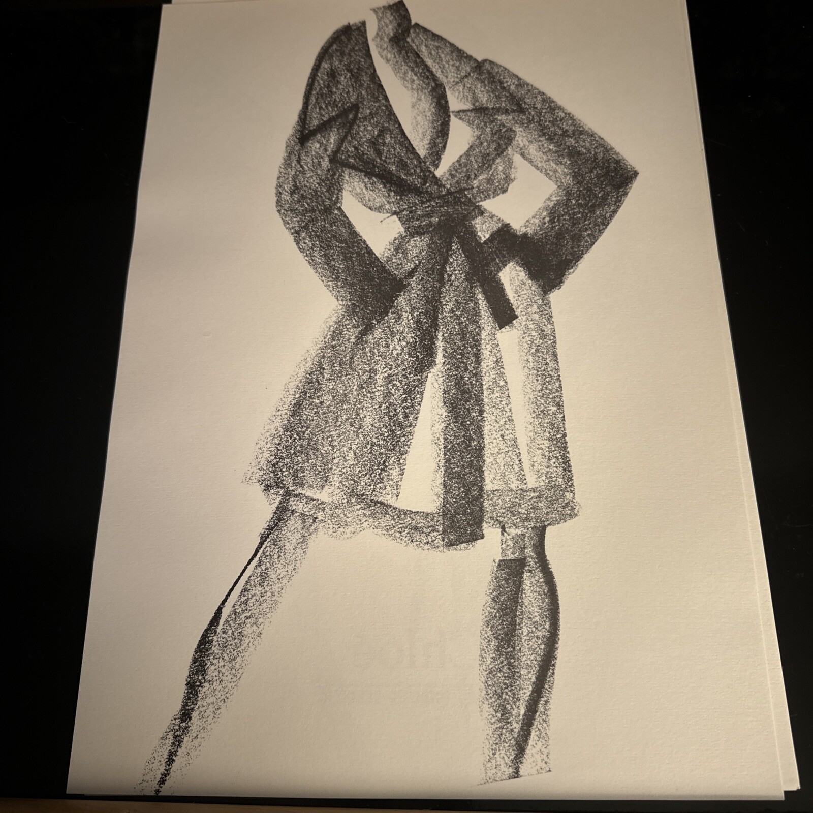 Chloe Runway Show Folder 90’s with 7 Fashion Art Illustrations James Dignan RARE