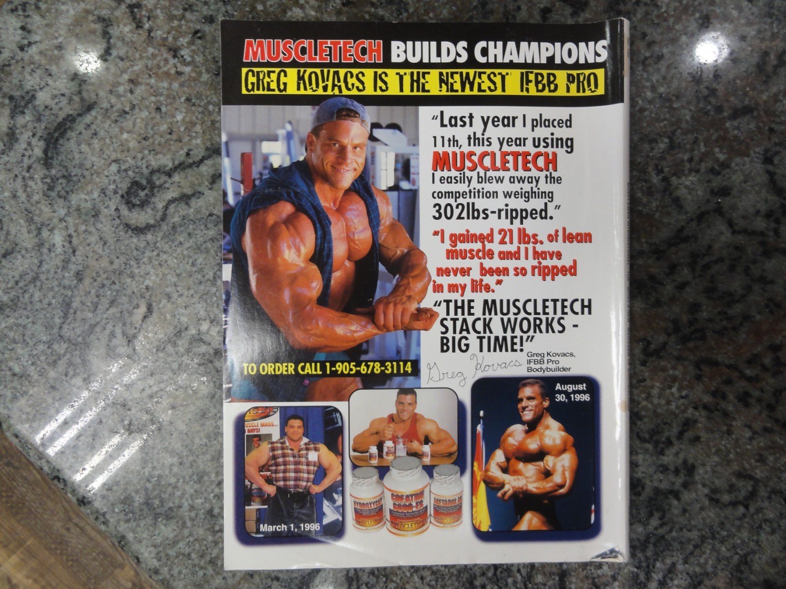 Muscle Magazines August 1997 Swimsuit Edition + Poster
