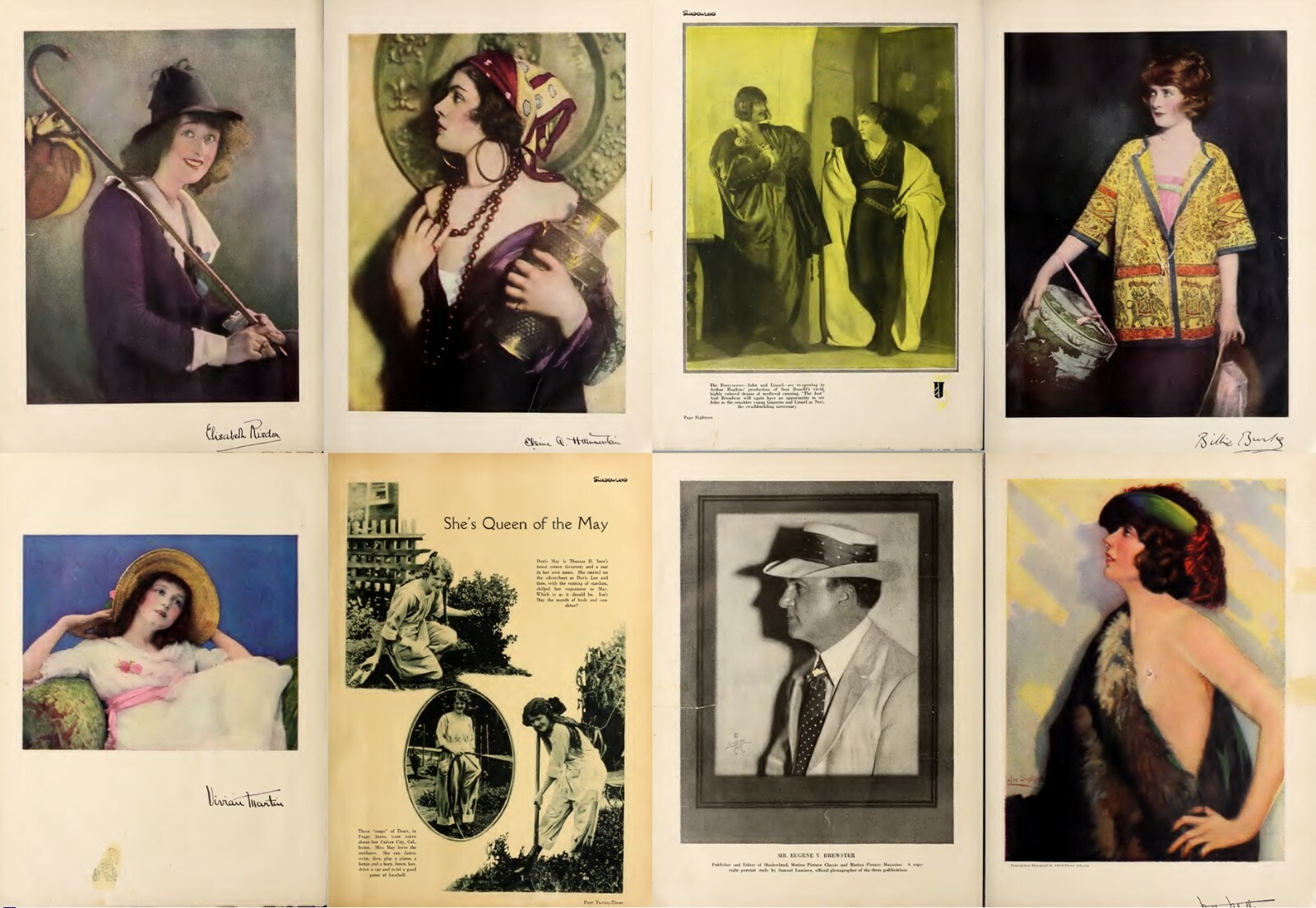 36 Old Issues of Shadowland – Art Dance Film Fashion Magazine (1919-1923) on USB
