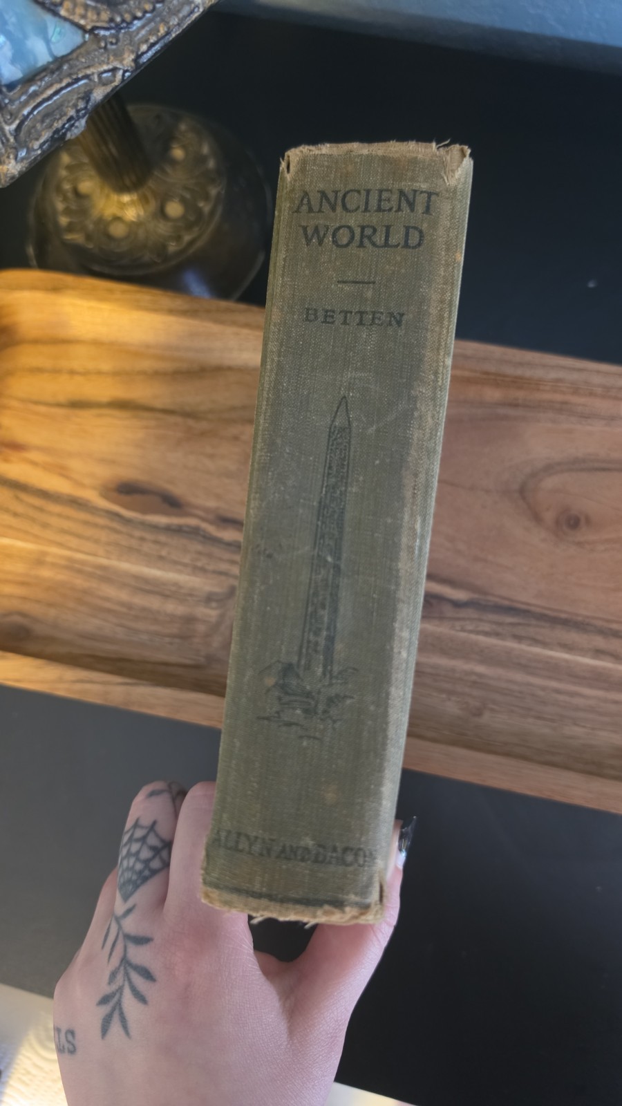 Antique 1916 The Ancient World From The Earliest Times To 800 AD BITTEN
