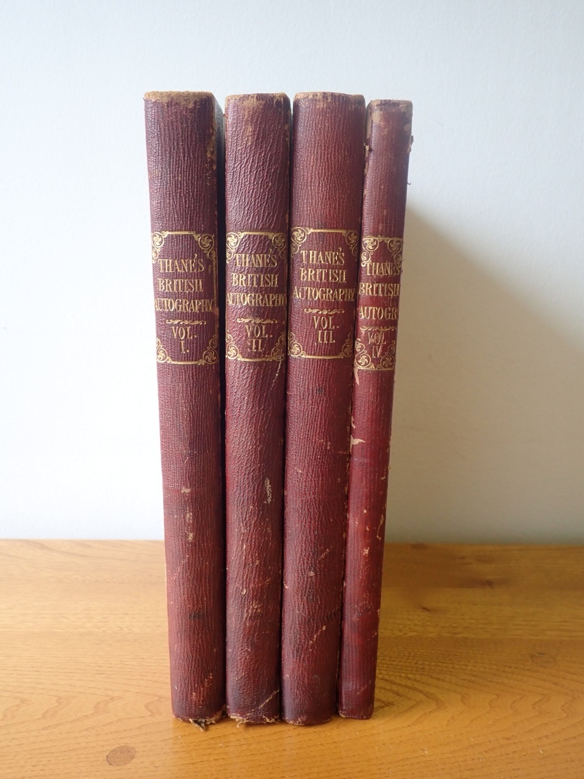 British Autography J Thane limited edition