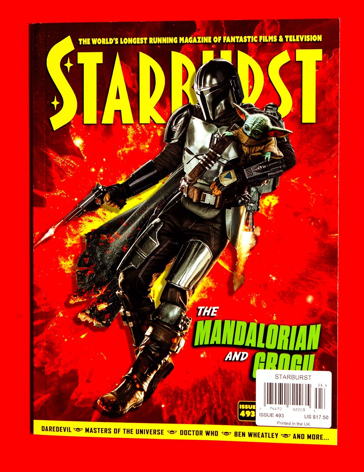 2026 MANDALORIAN And GROGU STARBURST MOVIE Magazine Issue 493 MASTERS UNIVERSE