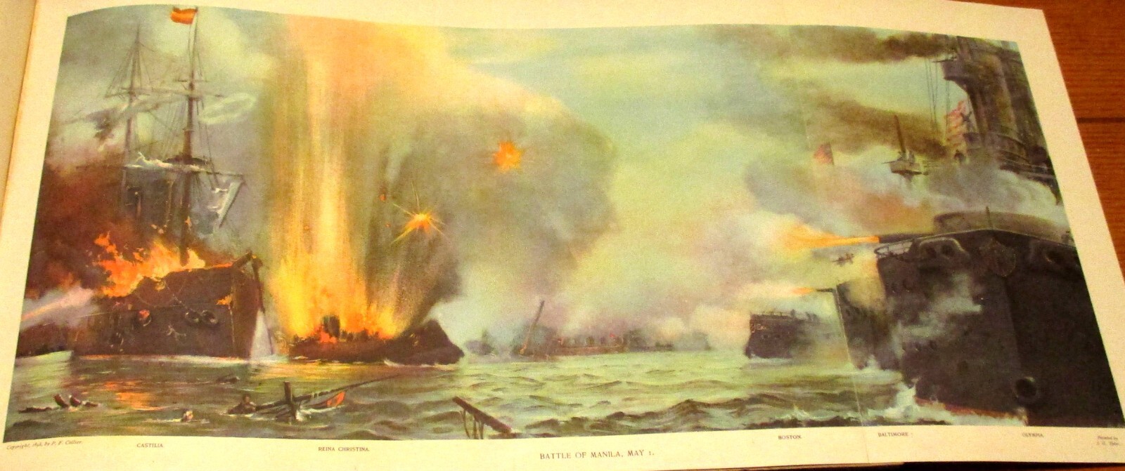 1900 The Story of The War of 1898 Hardcover Book 272 Pages NICE!! + Bonus Sheet