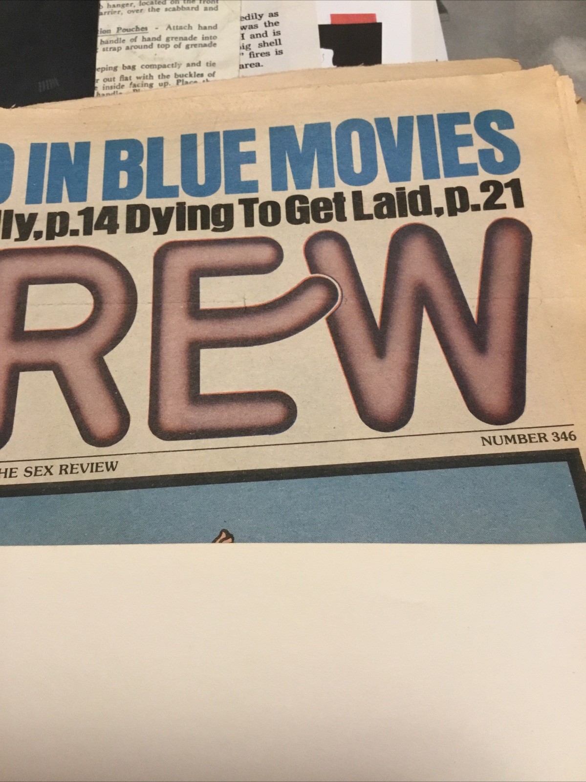 “SCREW» Underground Oct 1975 NYC Paper 47 B&W Pages C J Laing Interview