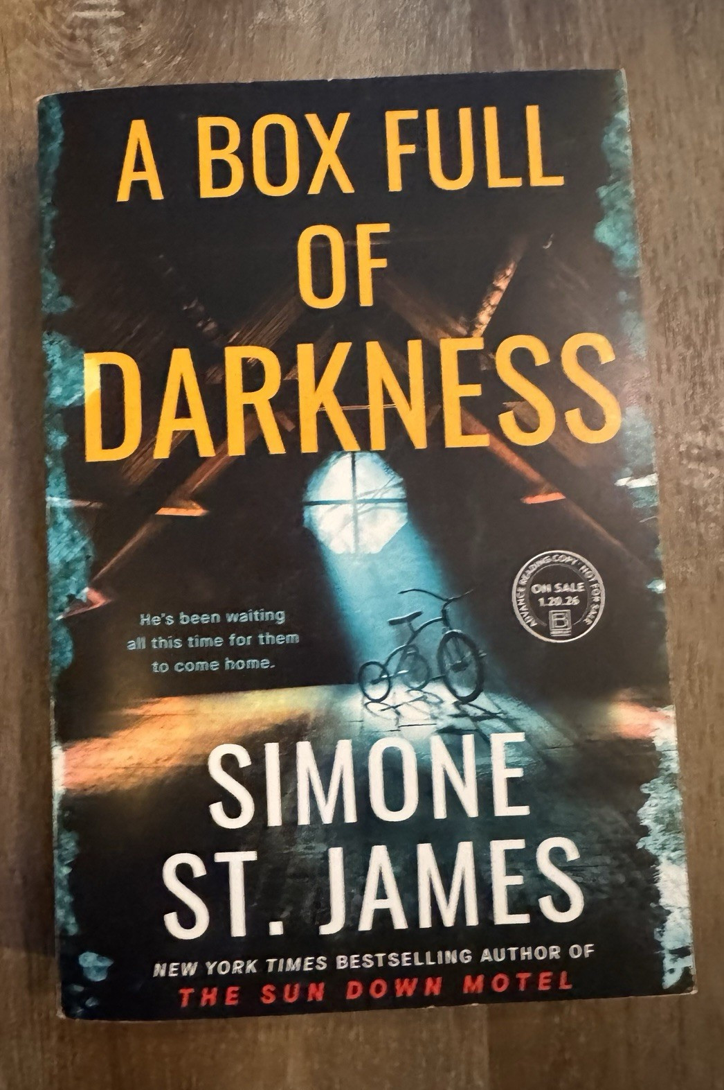 Simone St. James A Box Full of Darkness 2026 HC Uncorrected Proof