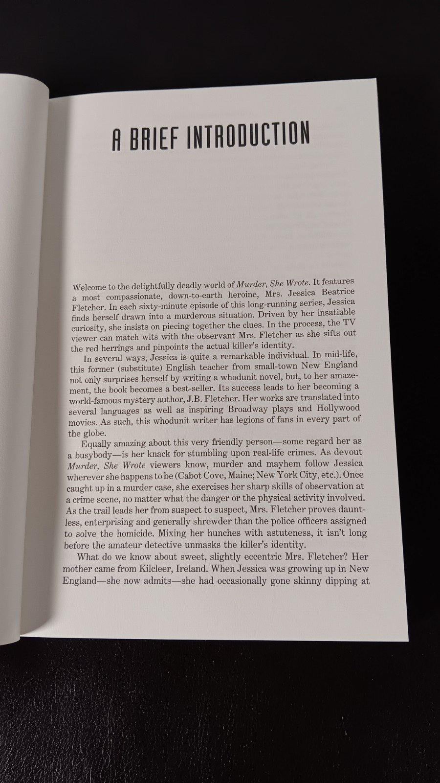 The Unofficial Murder She Wrote Casebook by James Robert Parish SC 1997