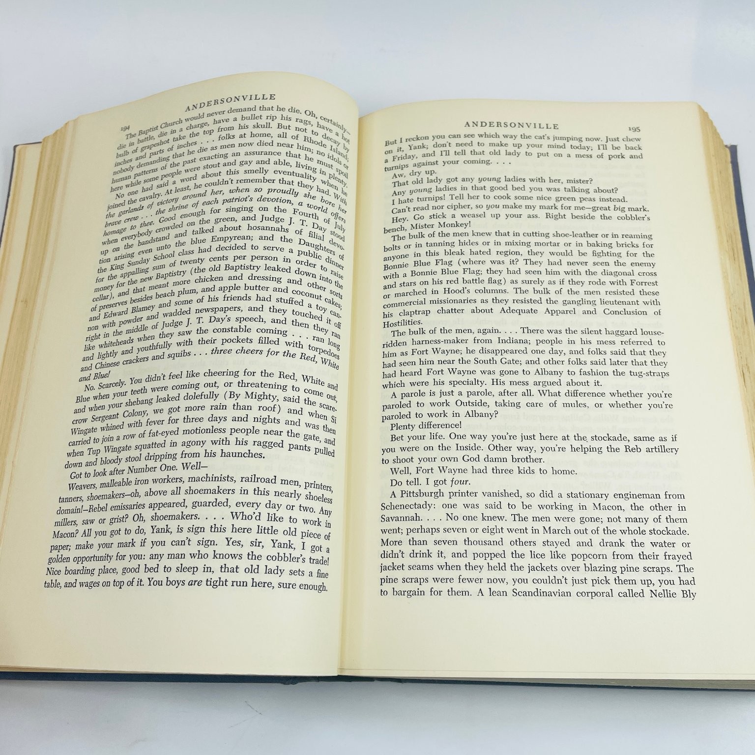 Andersonville MacKinlay Kantor 1955 4th Printing Before Publication Pulitzer