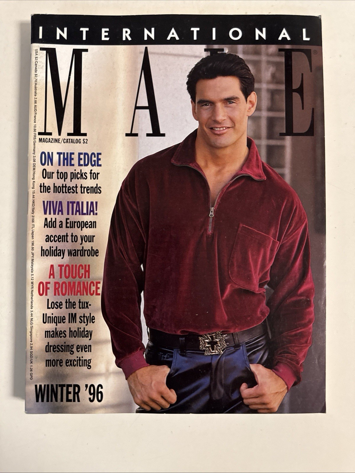 INTERNATIONAL MALE catalog 1996 lot of 13 issues- Gay Interest-Men’s Fashion