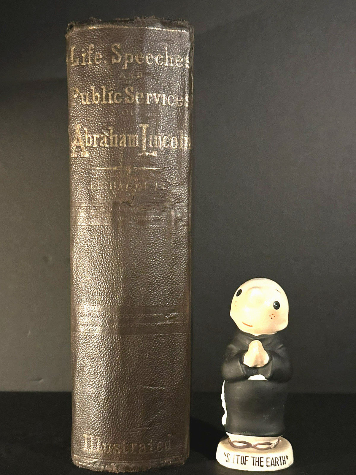 ABRAHAM LINCOLN by Barrett HISTORY Americana CIVIL WAR Slavery ILLUSTRATED 1865