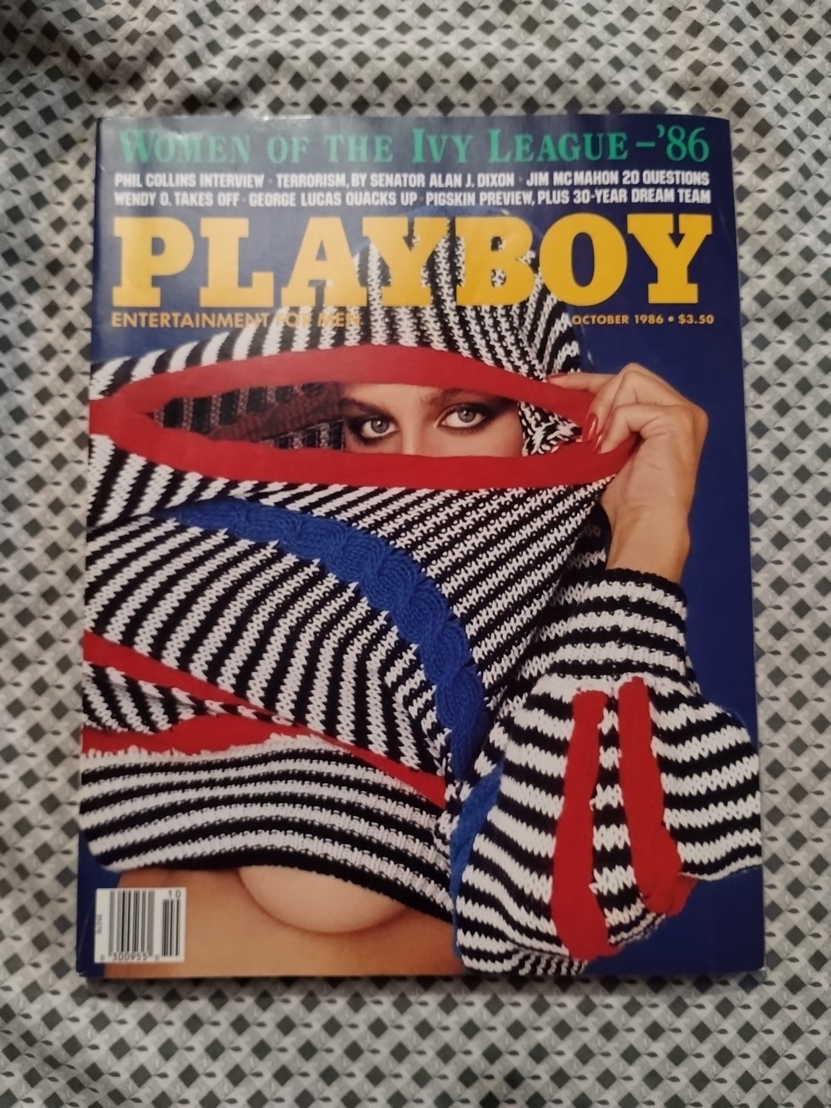 Playboy Magazine October 1986 Vintage Adult Collectors Issue w/ Centerfold