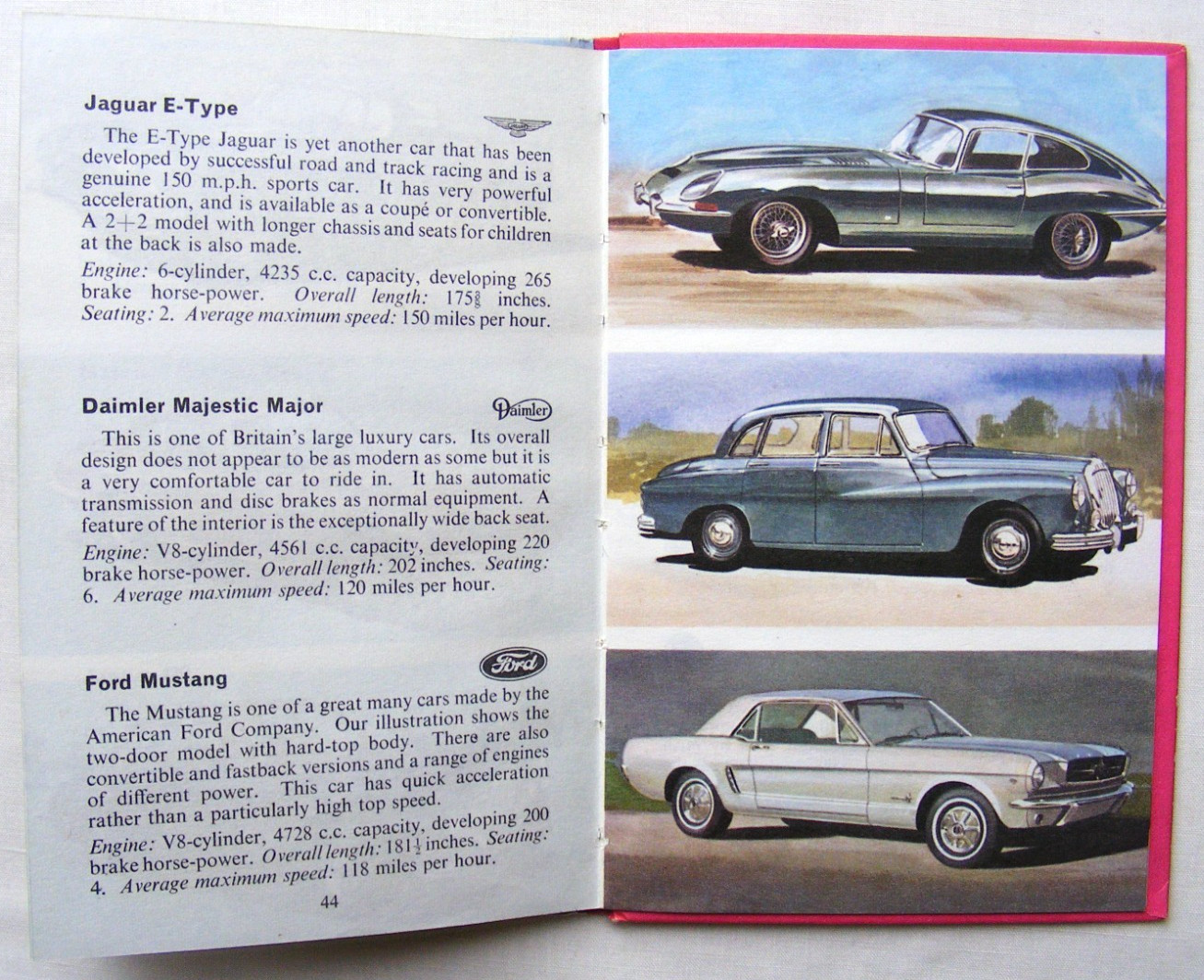 Ladybird Book – Motor Cars -Recognition-Series 584 – Good/Very Good +FREE COVER+