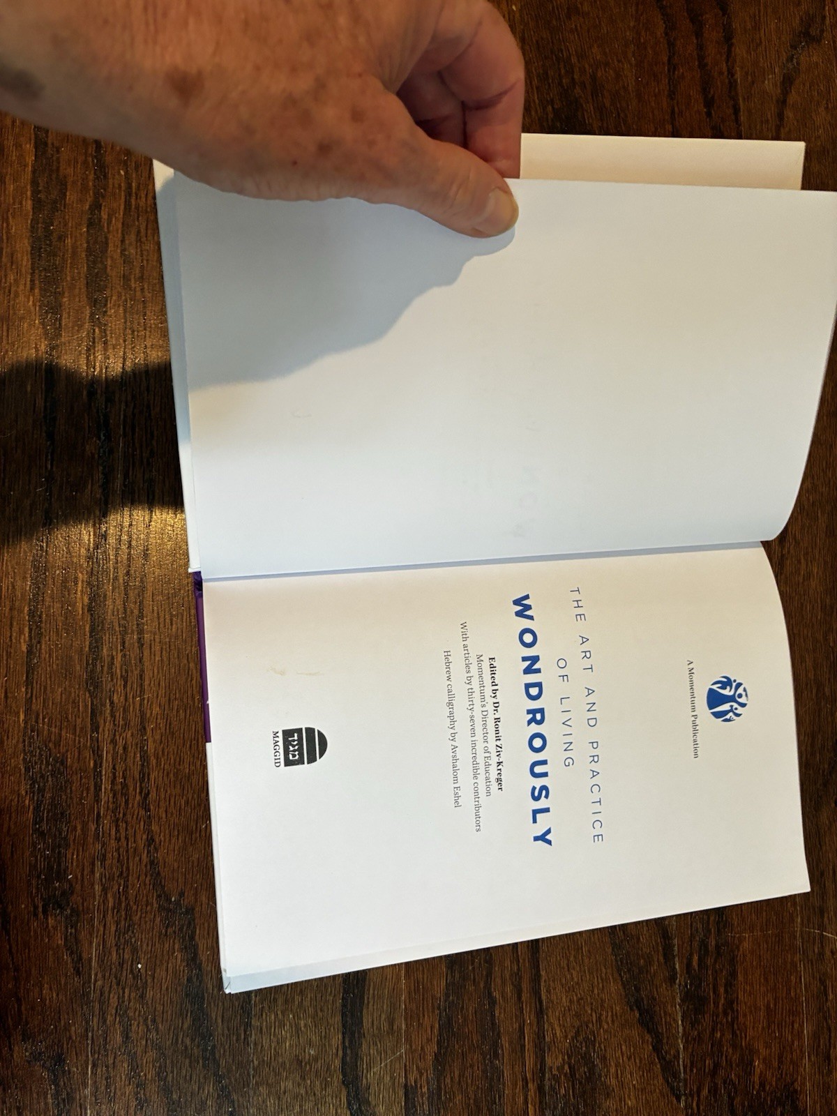 SIGNED The Art & Practice of Living Wondrously Hardcover 2025 New ISBN 978159264