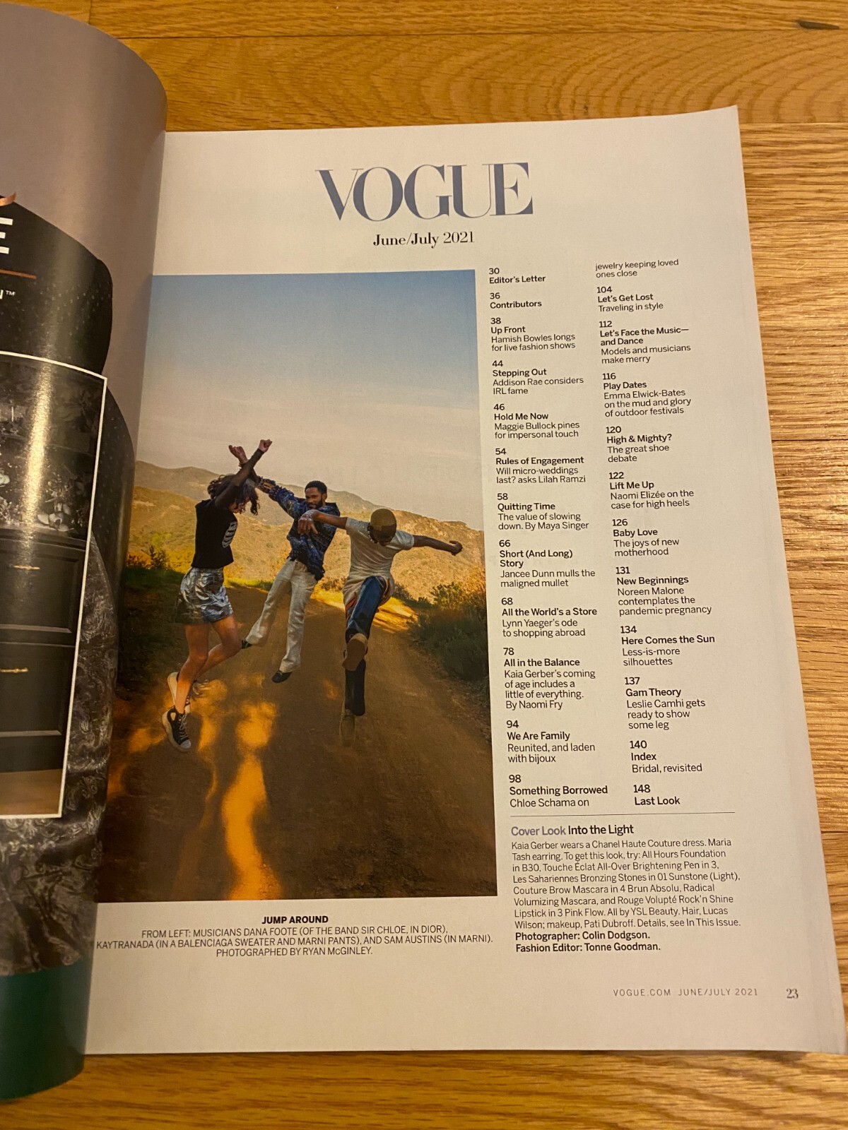 Vogue Magazine June/July 2021 US Edition Kaia Gerber Fashion Movies Women Pinup